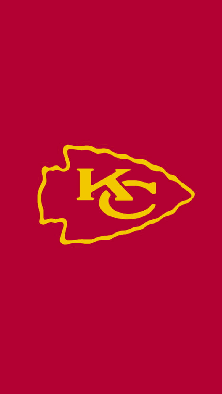 Kansas City Chiefs, iPhone, yellow logo, HD Phone Wallpaper