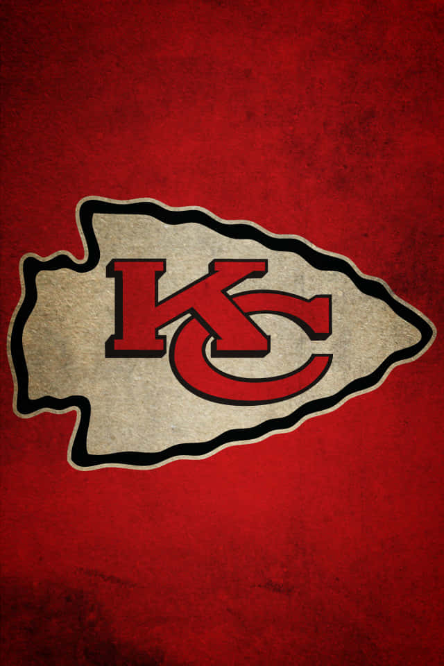 Kansas City Chiefs, red, cream, SD Phone Wallpaper