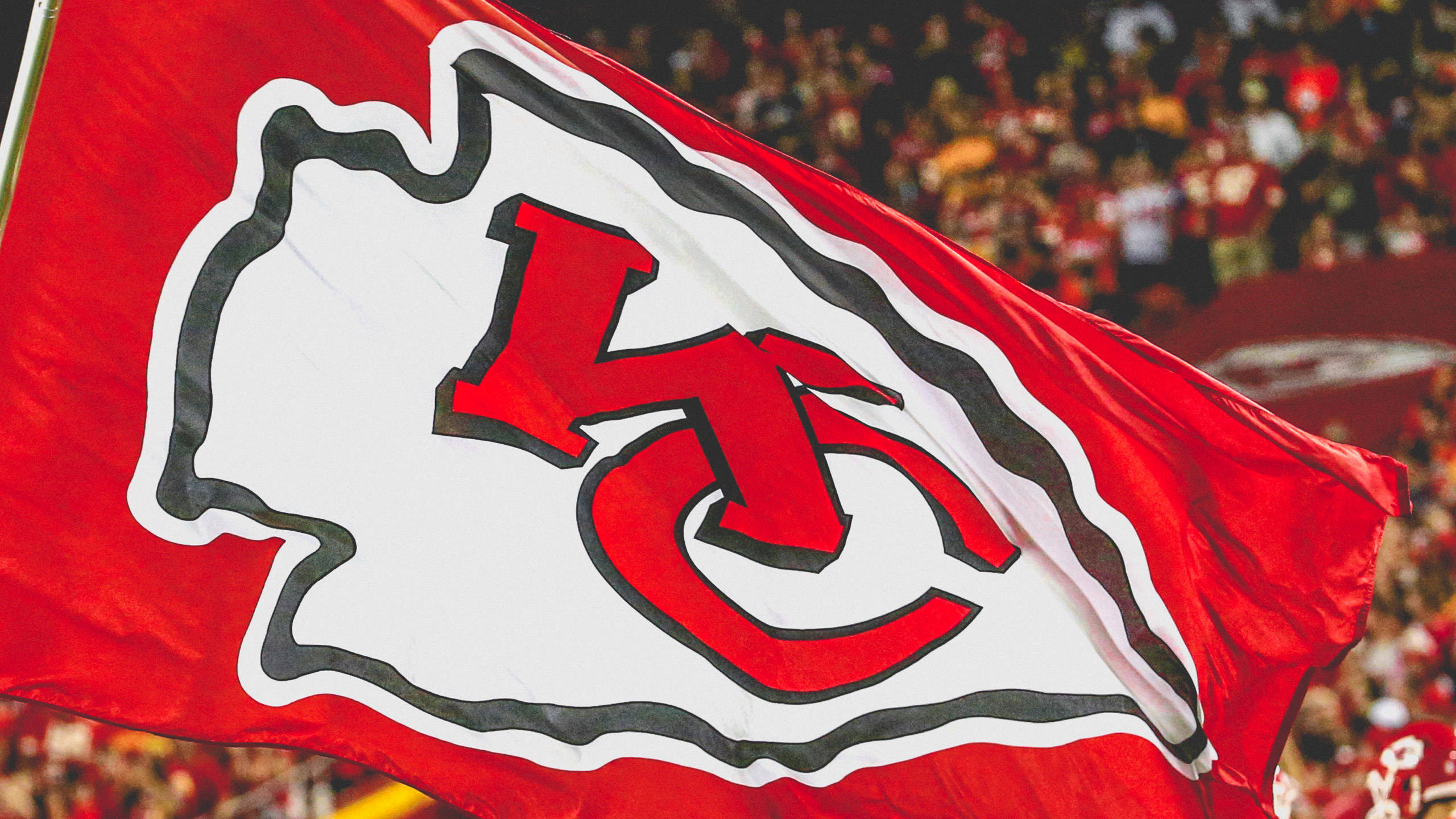 Kansas City Chiefs, red, white, 2K Desktop Wallpaper