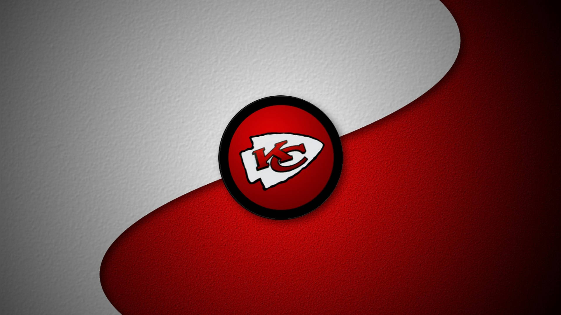 Kansas City Chiefs Logo, red, white, Full HD Desktop Wallpaper