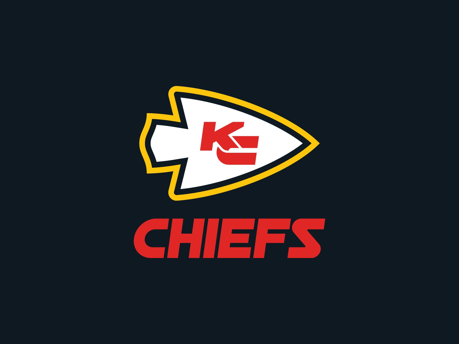 Kansas City Chiefs, red, white, HD Desktop Wallpaper