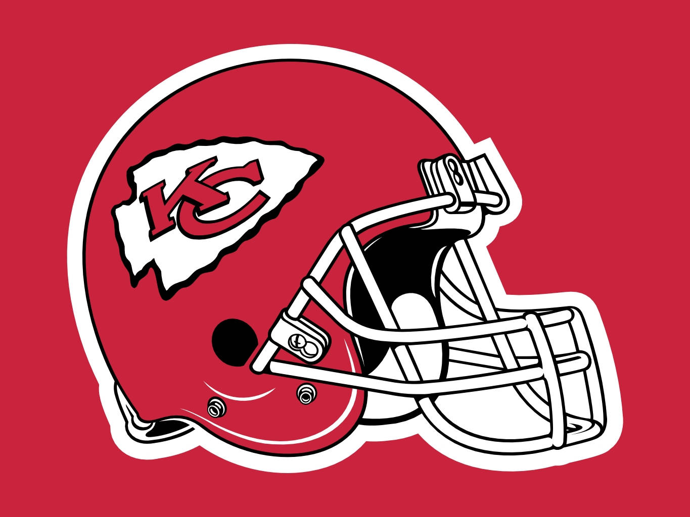 Kansas City Chiefs, football helmet, red, HD Desktop Wallpaper
