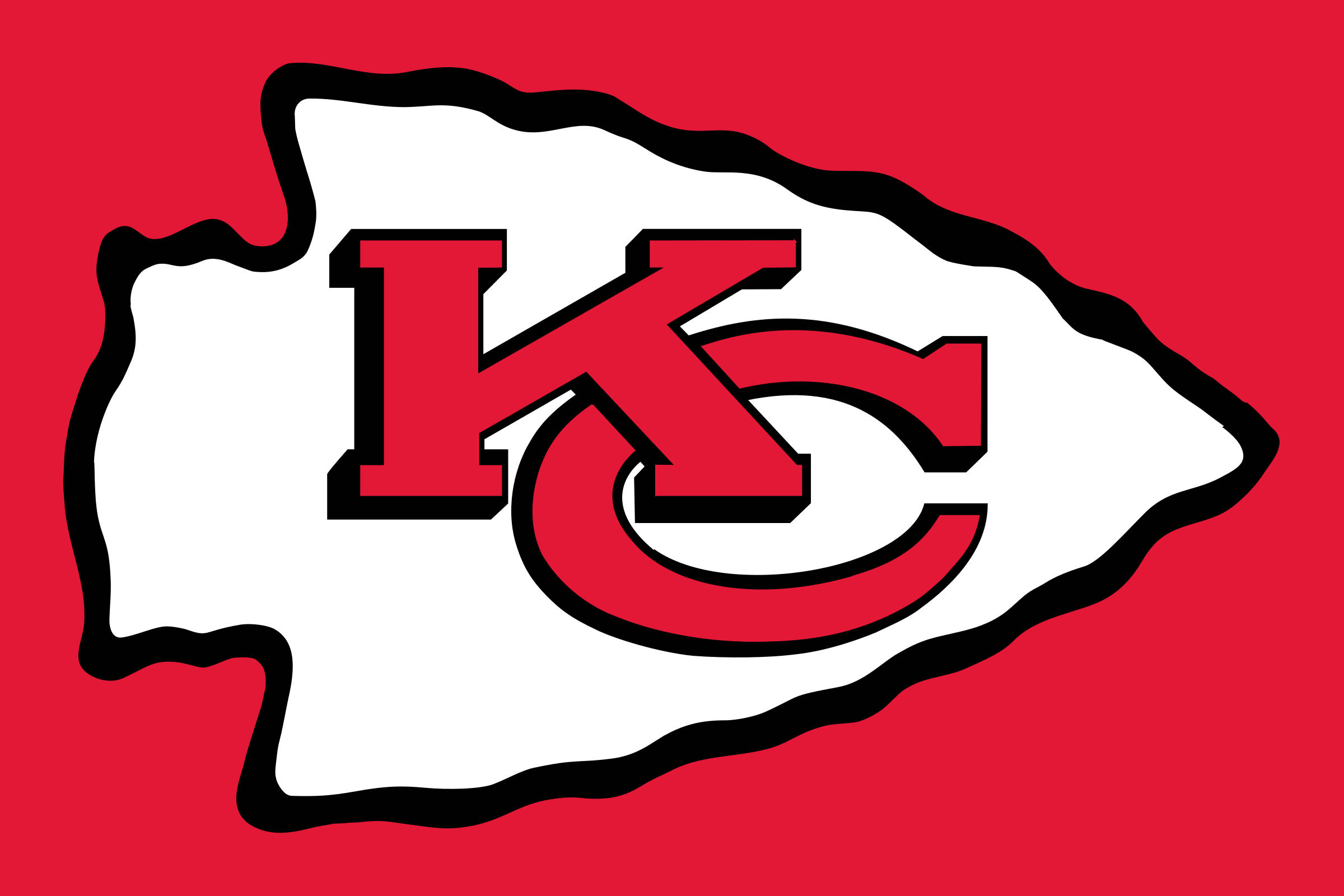 Kansas City Chiefs, red, gold, Full HD Desktop Wallpaper