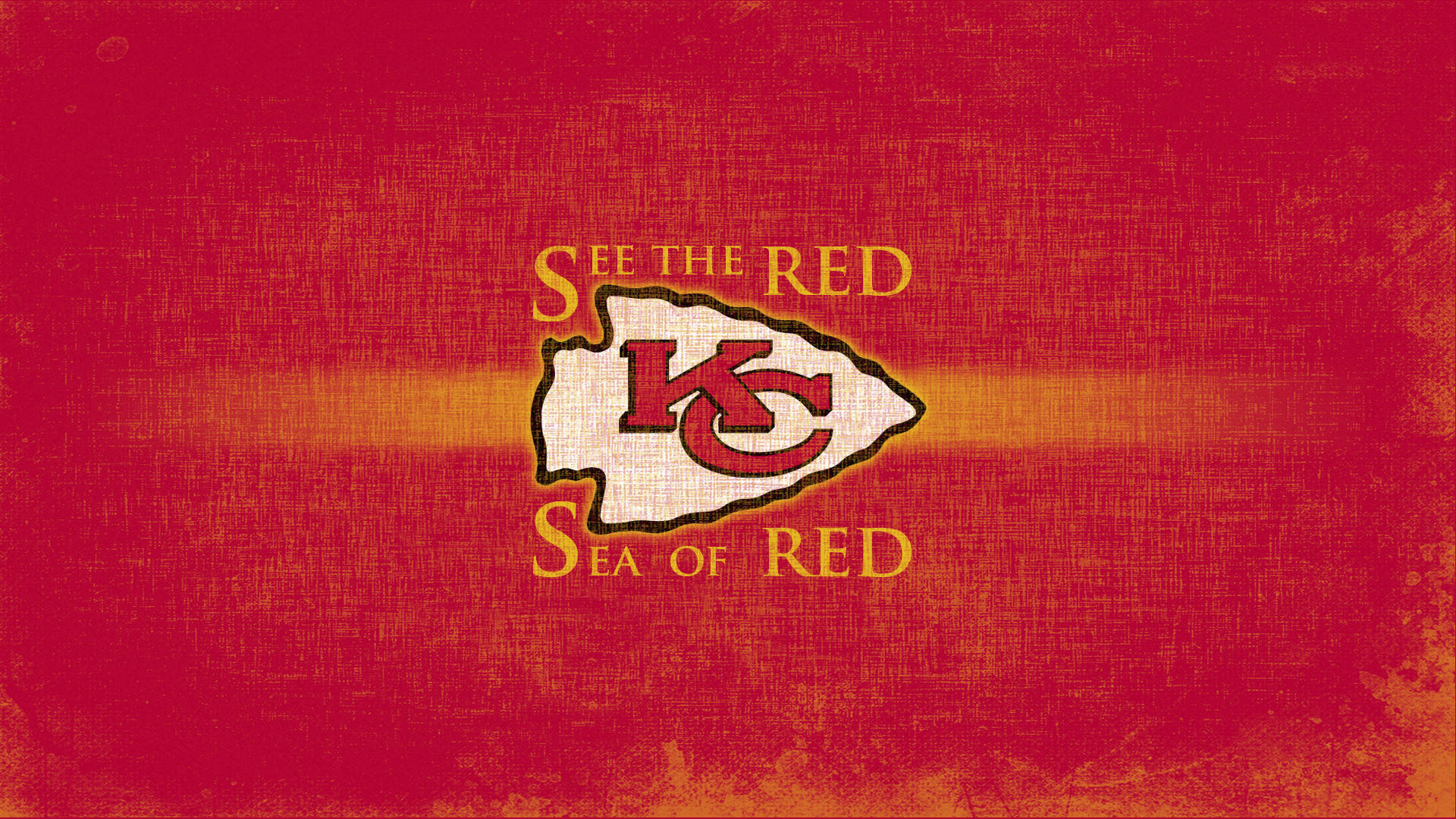 Kansas City Chiefs Logo, red, textured, Full HD Desktop Wallpaper