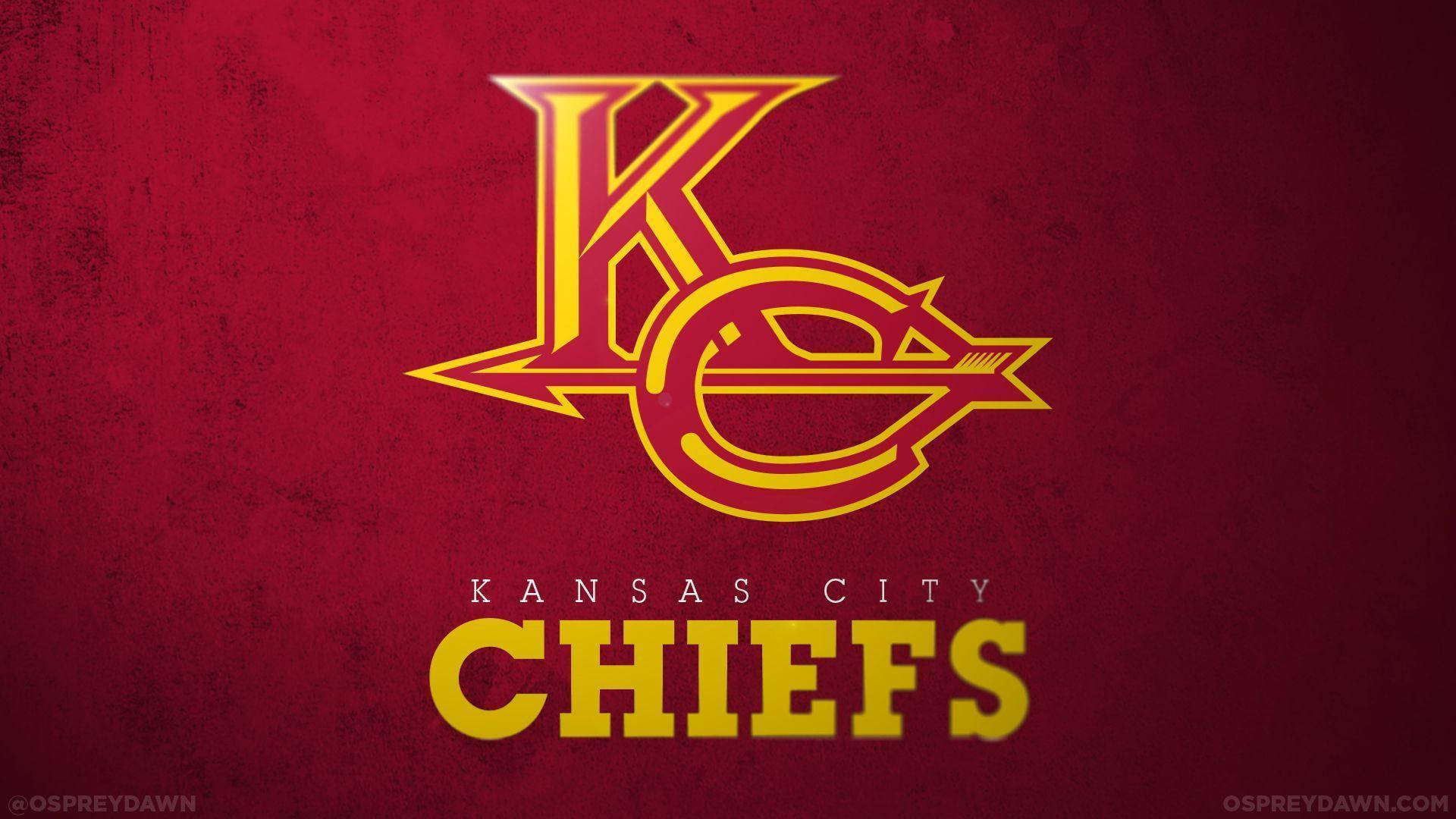 Kansas City Chiefs, yellow, arrowhead design, Full HD Desktop Wallpaper