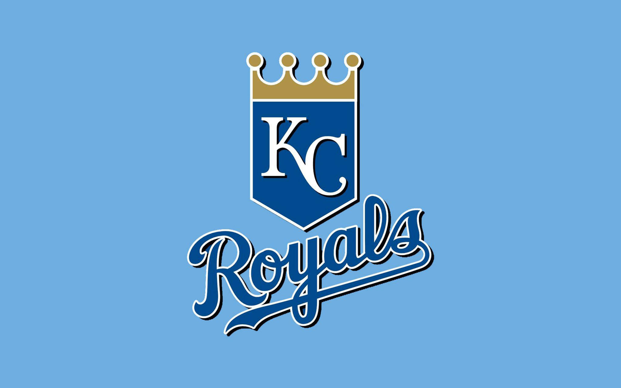 Kansas City Royals, blue, gold, Full HD Desktop Wallpaper
