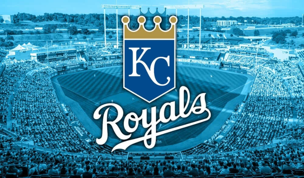 Kansas City Royals, blue and white, Royals logo, SD Desktop Wallpaper