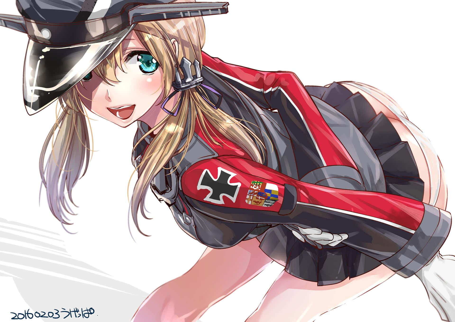Kantai Collection, Dreadnought Divisions Ready to Sail, anime girl, Full HD Desktop Wallpaper