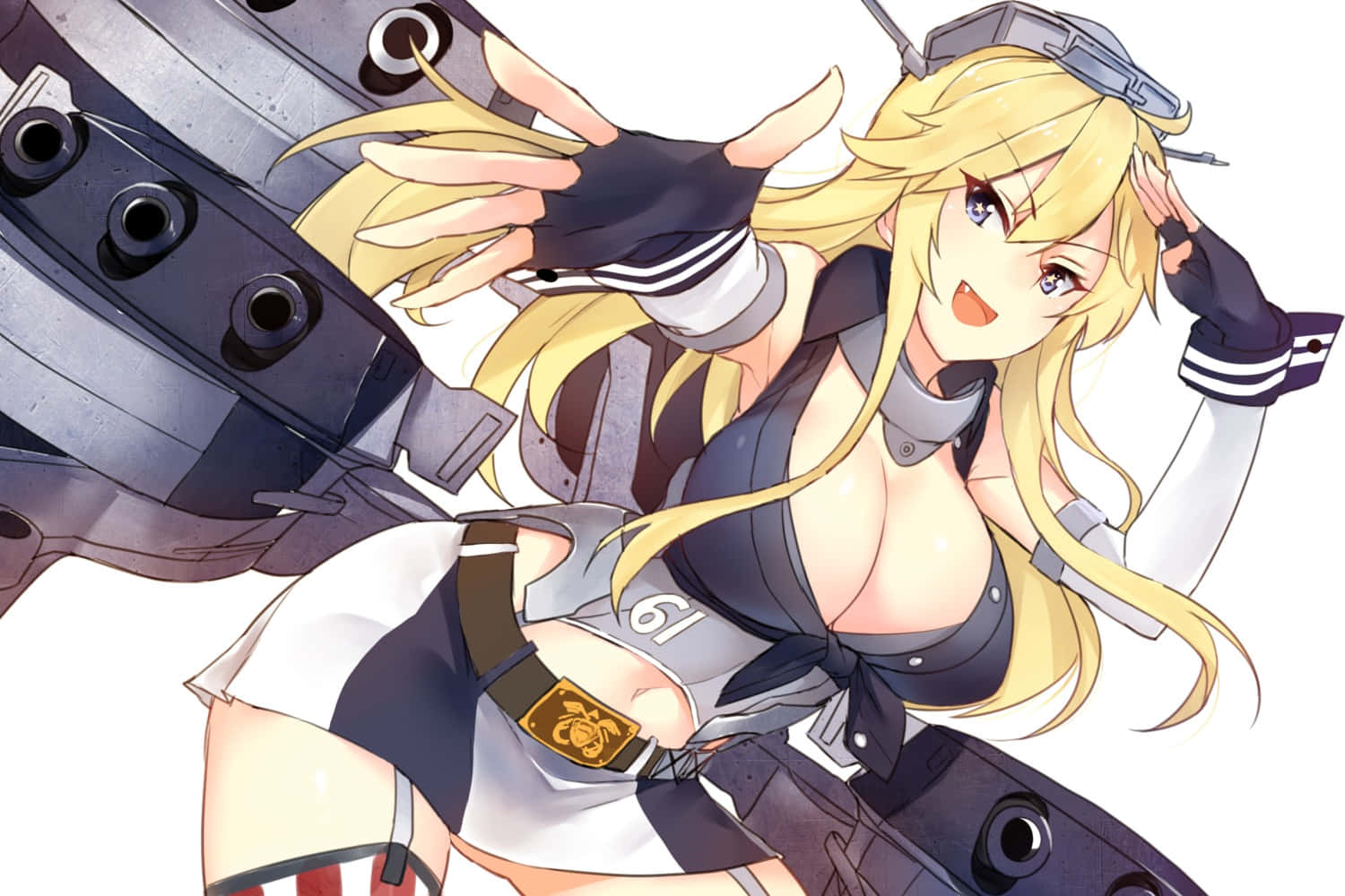 Kantai Collection, anime girl, sailor outfit, HD Desktop Wallpaper