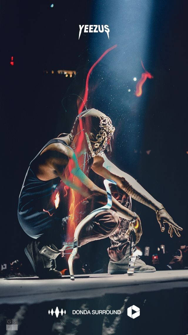 Kanye West, android, metallic mask, SD Phone Wallpaper