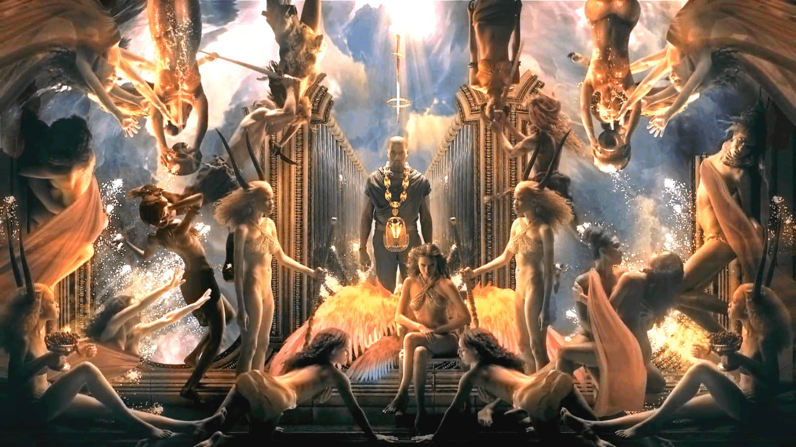 Kanye West, Donda, celestial scene, HD Desktop Wallpaper