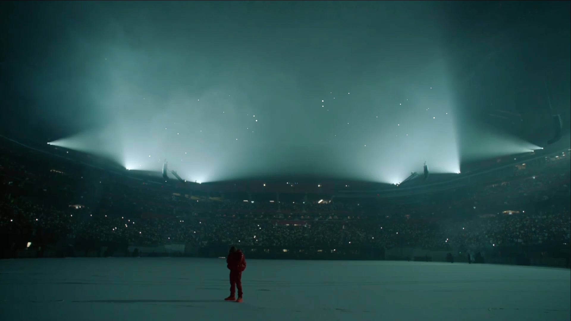 Kanye West Donda, iPhone Screensaver, red figure, Full HD Desktop Wallpaper