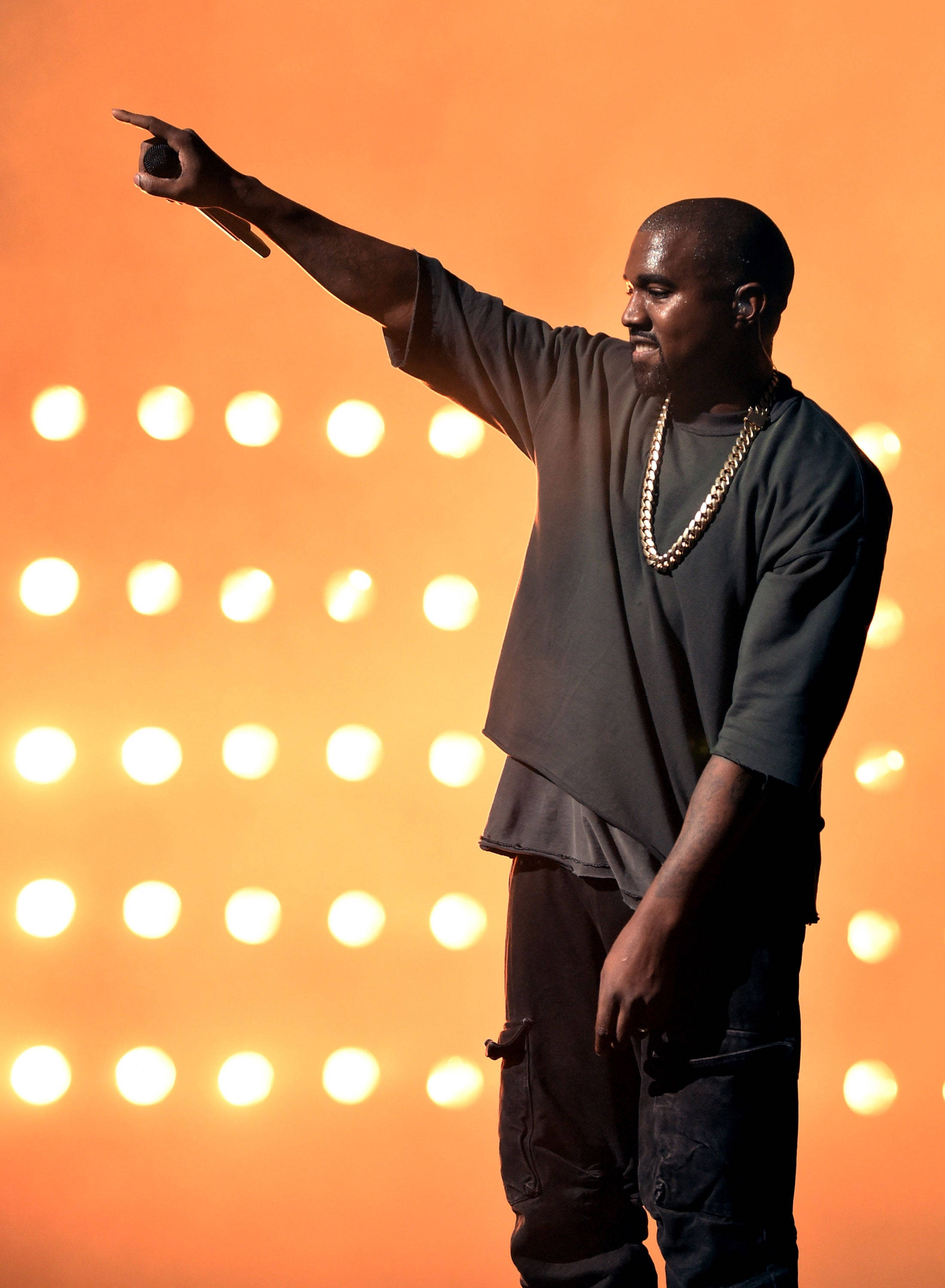 Kanye West, Saint Pablo, mic out, 2K Phone Wallpaper