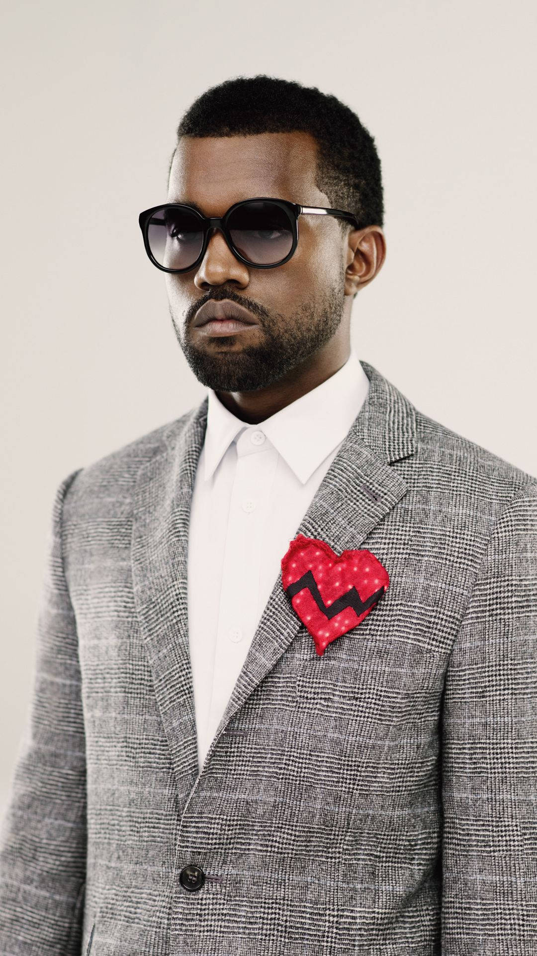 gray suit, Kanye West, android, Full HD Phone Wallpaper