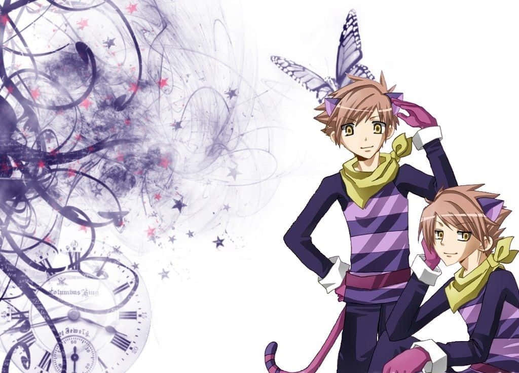 Kaoru Hitachiin, butterfly ears, butterfly tails, SD Desktop Wallpaper