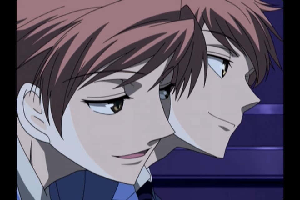 Kaoru Hitachiin, anime boys, brown hair, SD Desktop Wallpaper