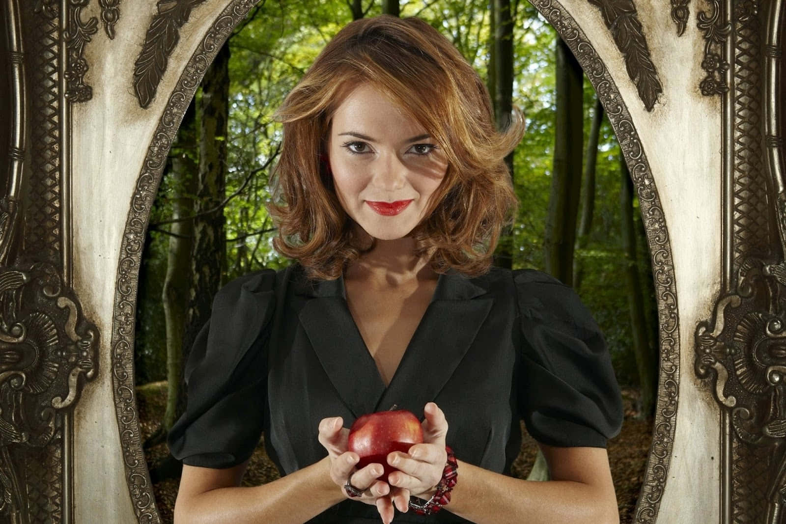 Kara Tointon, elegant evening gown, black dress, HD Desktop Wallpaper