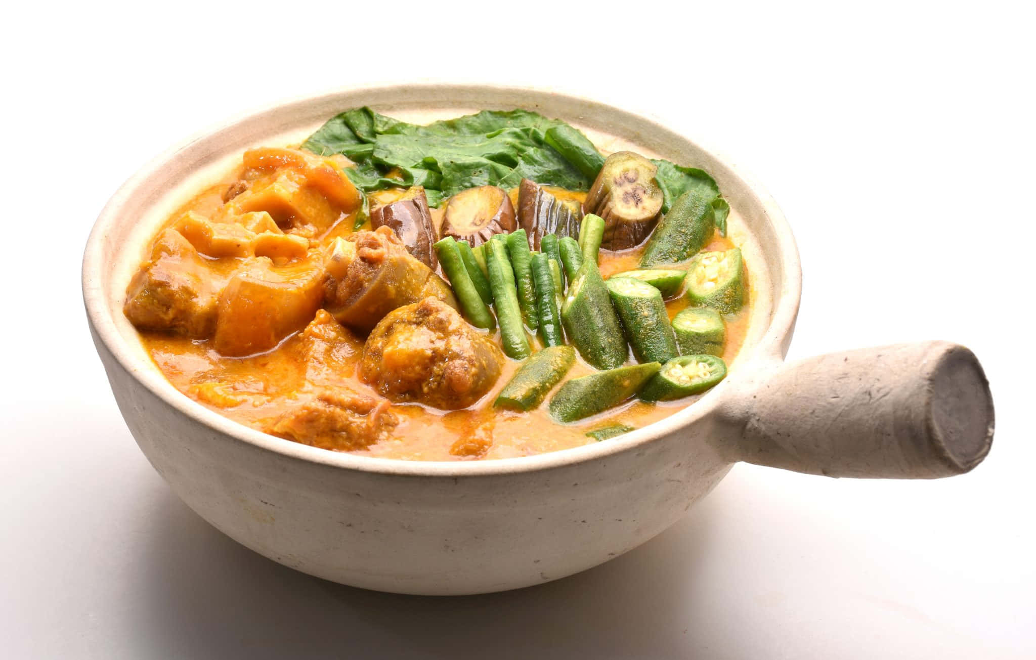 Kare-kare, wok, rustic ceramic bowl, Full HD Desktop Wallpaper