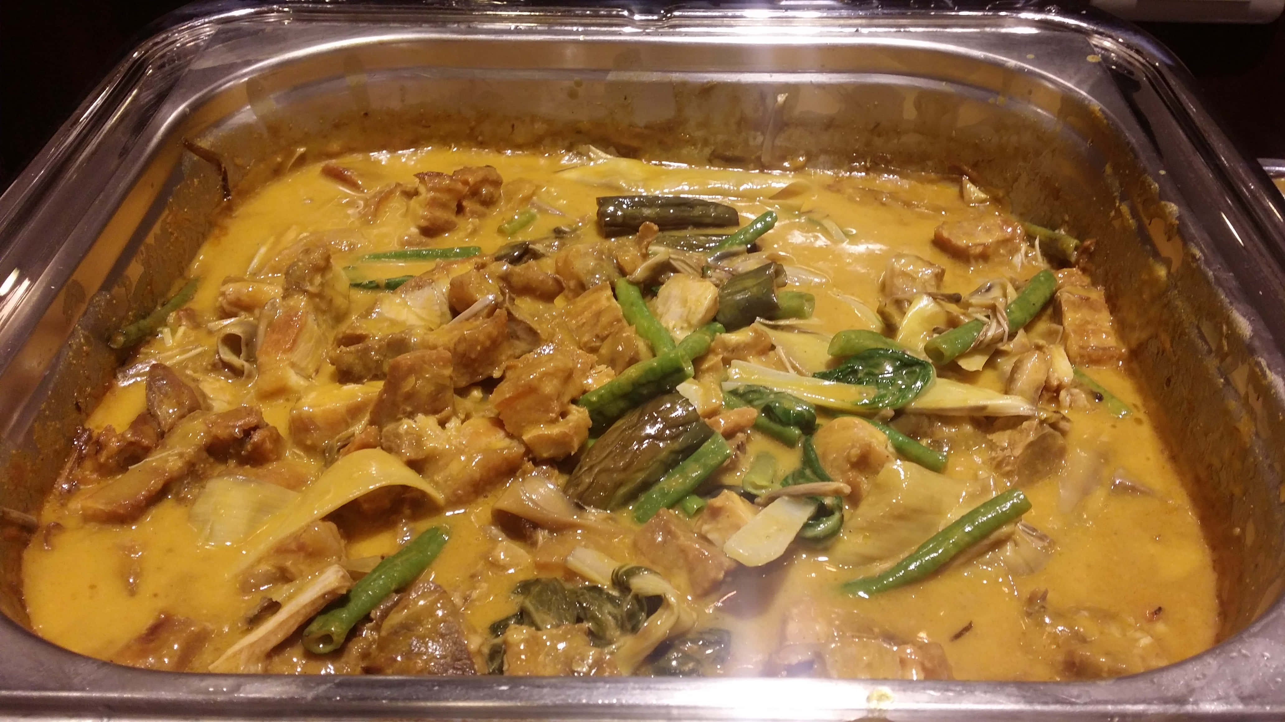 Kare-kare, golden curry, meat, 4K Desktop Wallpaper