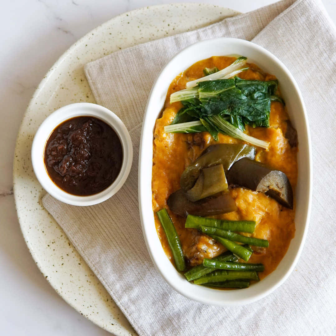 Kare-kare, shrimp paste, eggplant, SD Desktop Wallpaper