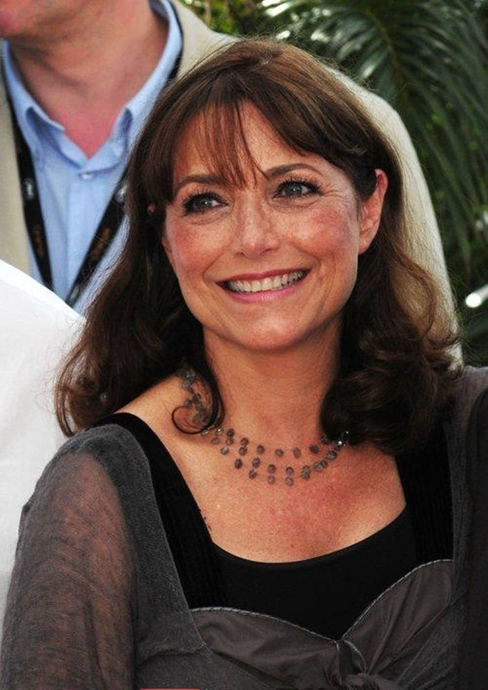 Karen Allen, 61st International Cannes Film Festival, black top, SD Phone Wallpaper