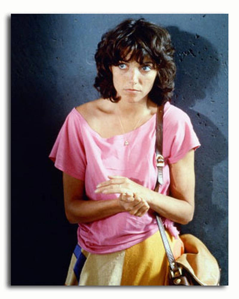Karen Allen, curly brown hair, bright blue eyes, SD Phone Wallpaper