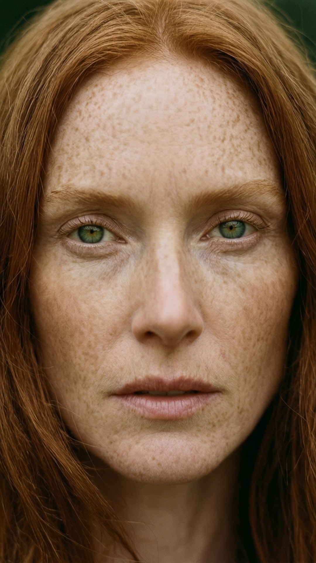 Karen Elson, close-up portrait, natural beauty, Full HD Phone Wallpaper