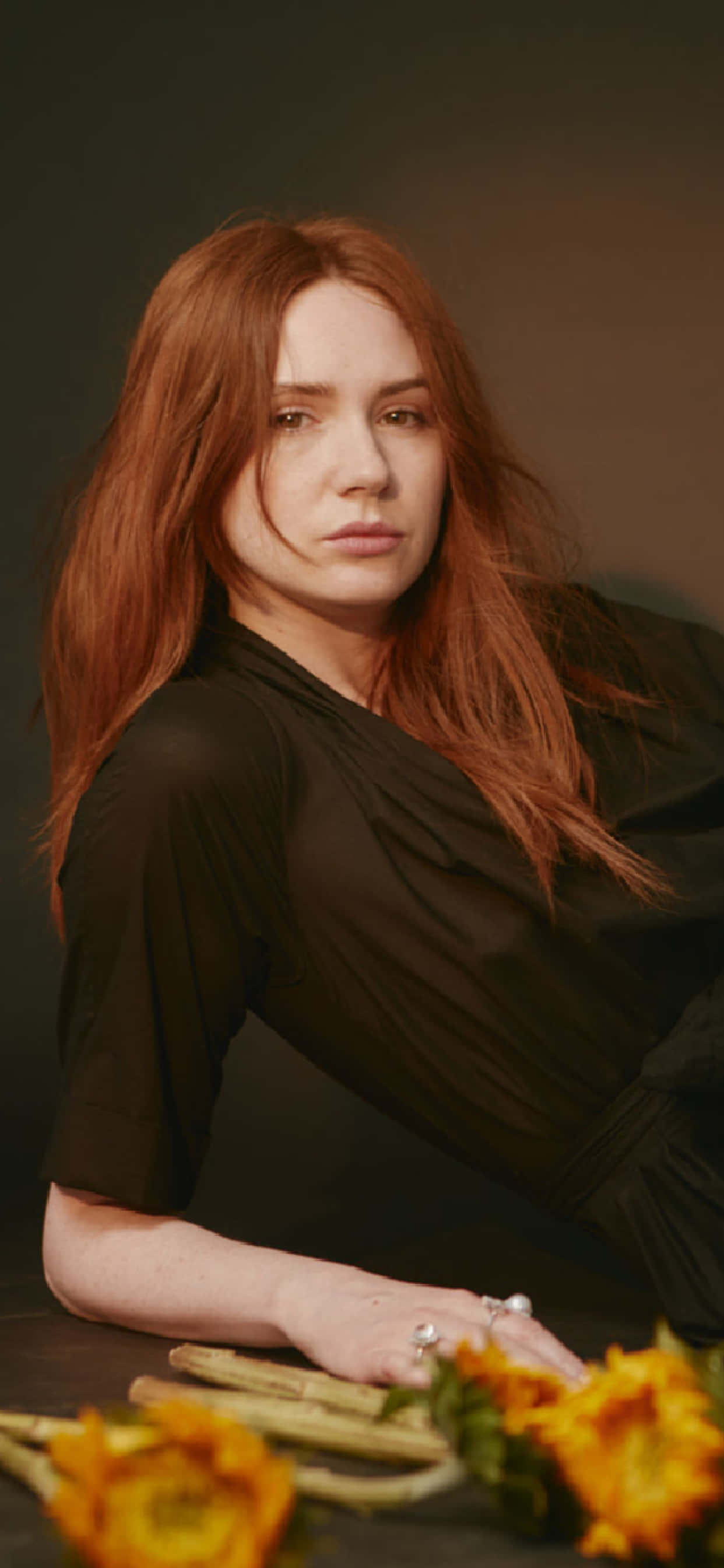 Karen Gillan, 2018 Summer TCA Tour, fiery red hair, 2K Phone Wallpaper