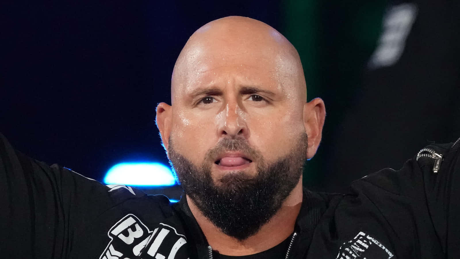 Karl Anderson, black jacket, white lettering, HD Desktop Wallpaper