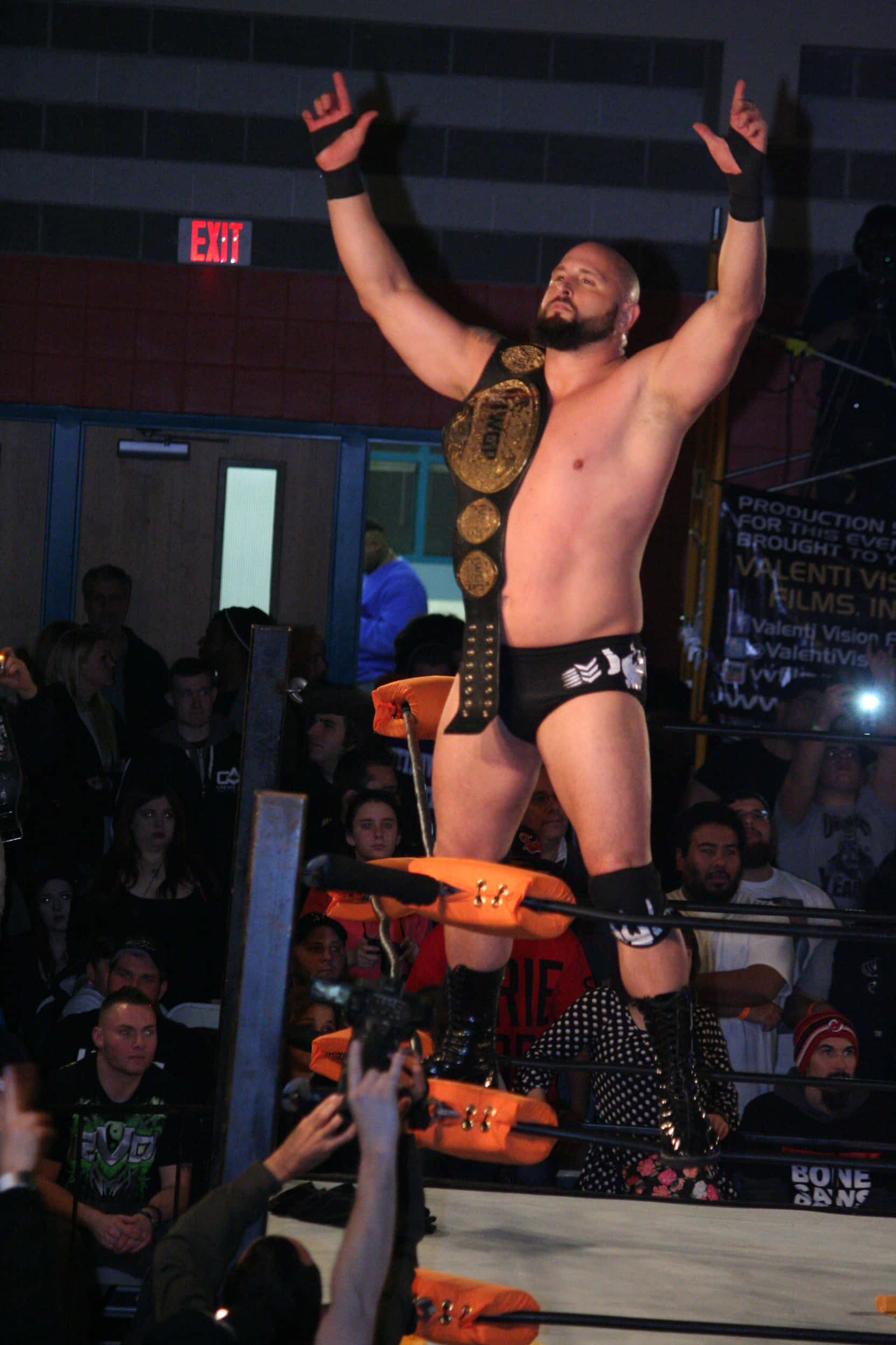 Karl Anderson, championship belt, ring, Full HD Phone Wallpaper