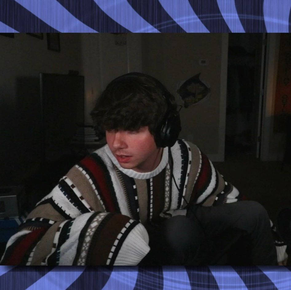 Karl Jacobs, cozy sweater edit, patterned sweater, SD Desktop Wallpaper
