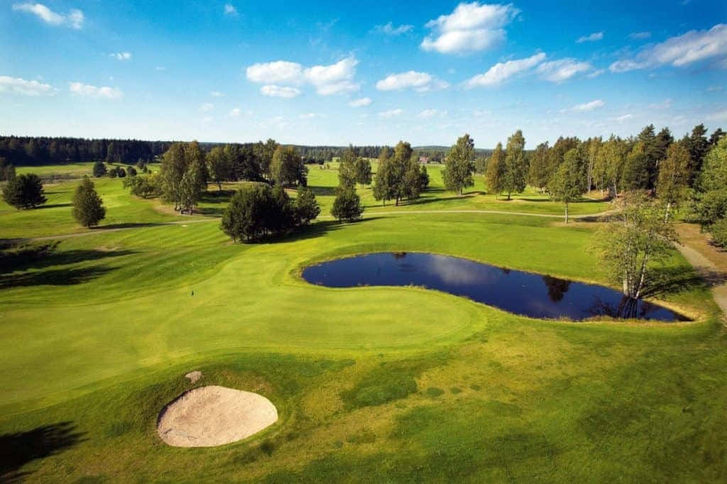 Karlstad Sweden, golf course, lush green, SD Desktop Wallpaper