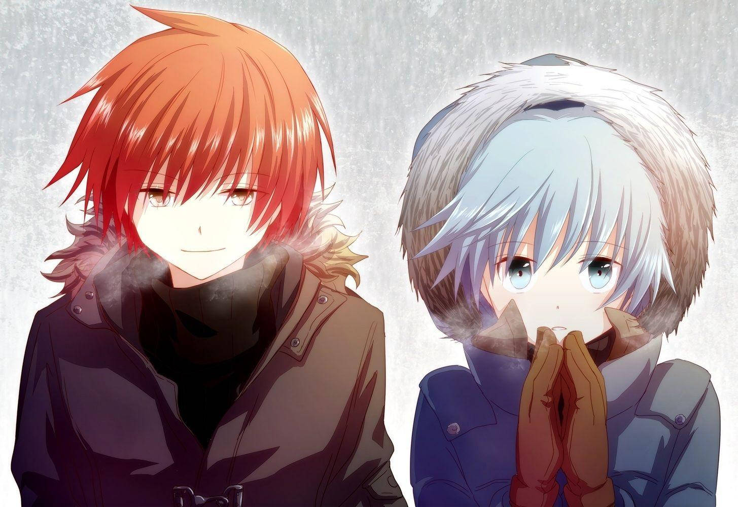 Karma Akabane, winter coats, snowy backdrop, HD Desktop Wallpaper
