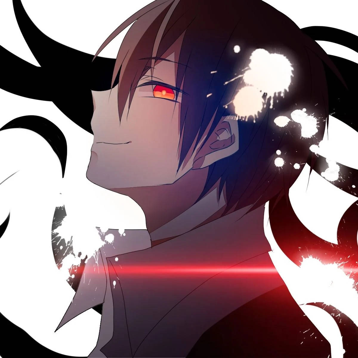 Karma Akabane, red eye, dark hair, SD Desktop Wallpaper