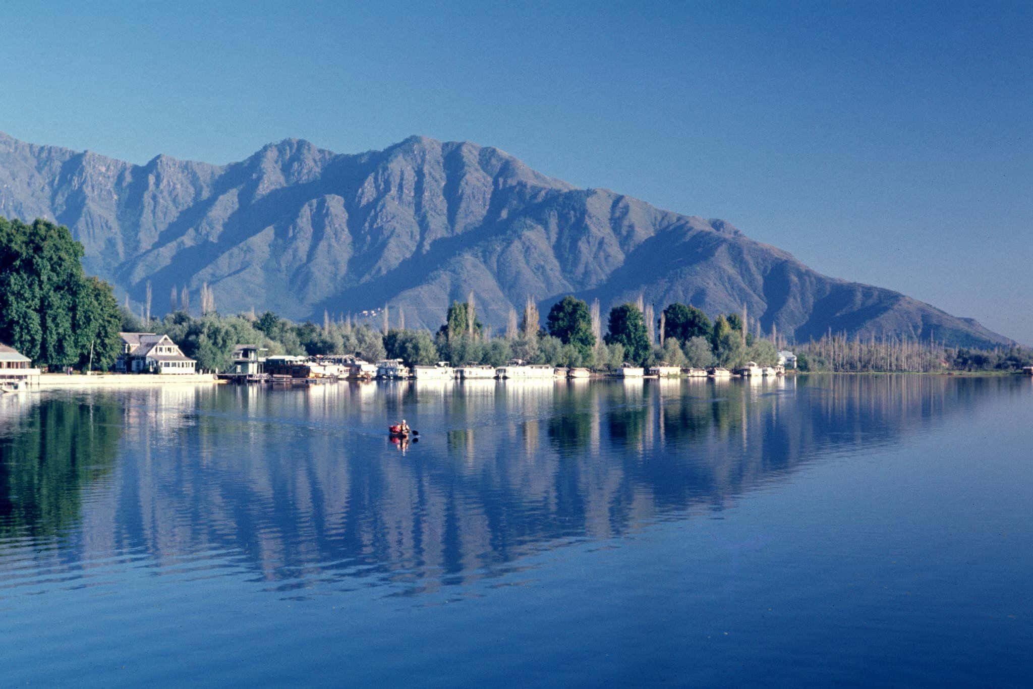 Kashmir, lake, mountains, Full HD Desktop Wallpaper