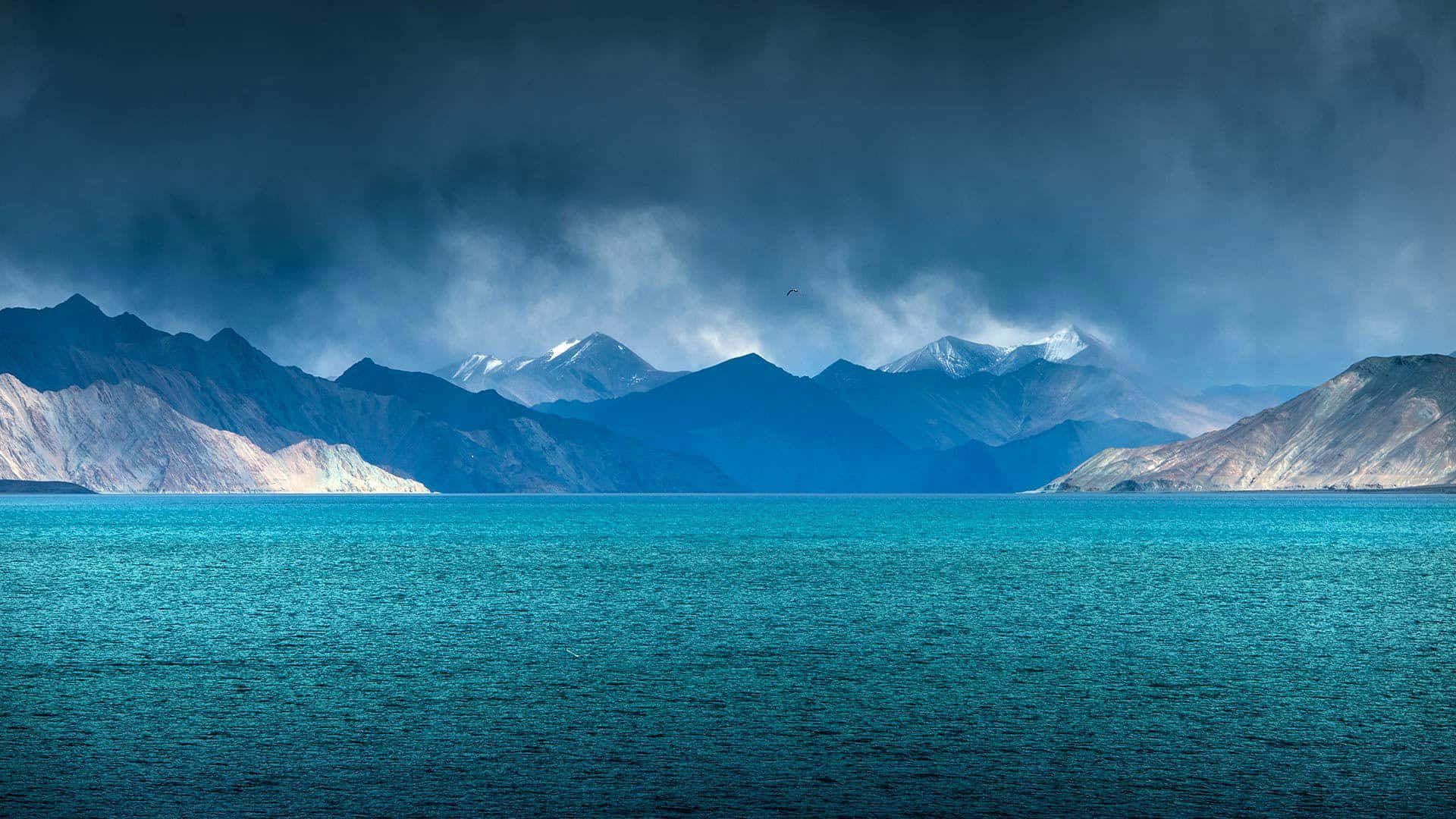 Kashmir, lake, mountain view, Full HD Desktop Wallpaper