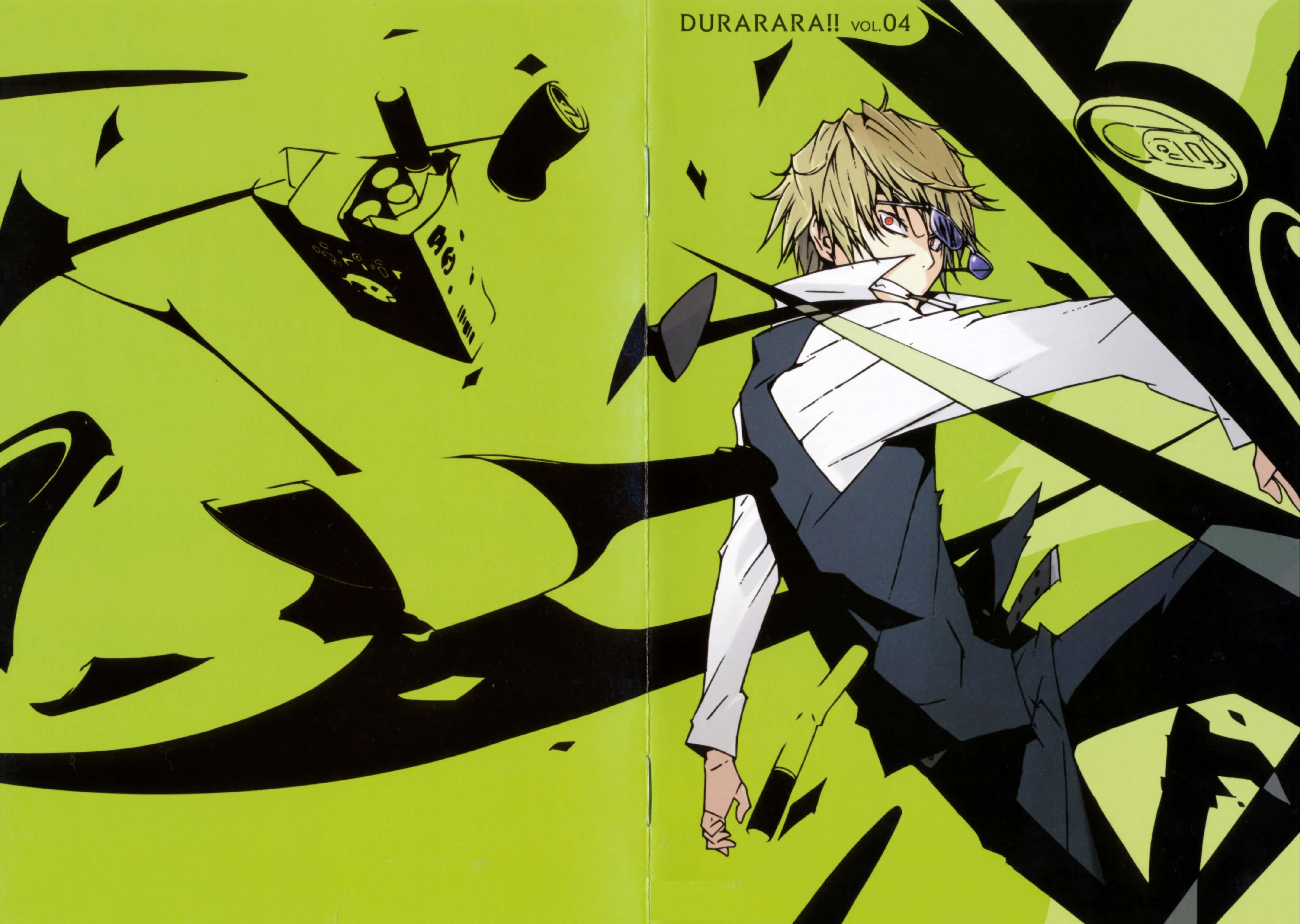 Kasuka Heiwajima, blonde hair, blue eye patch, 5K Desktop Wallpaper