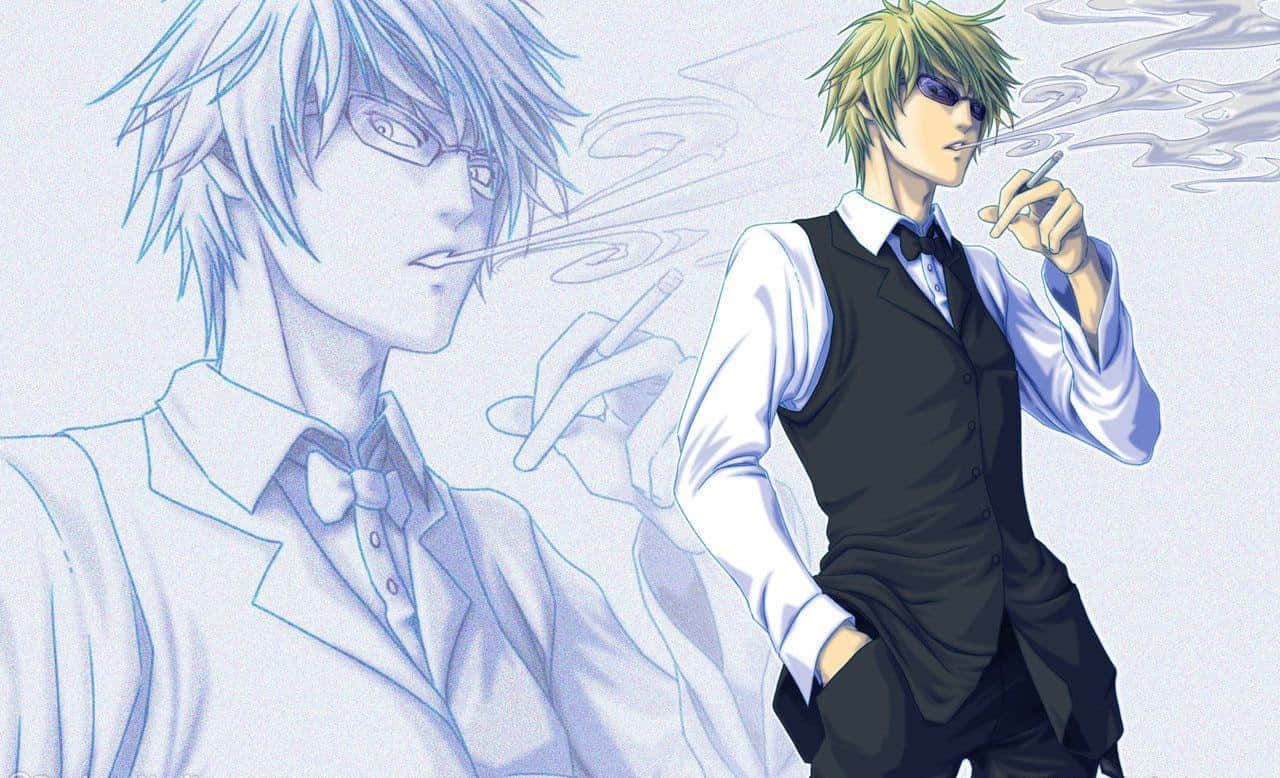 Kasuka Heiwajima, anime men, suits, HD Desktop Wallpaper