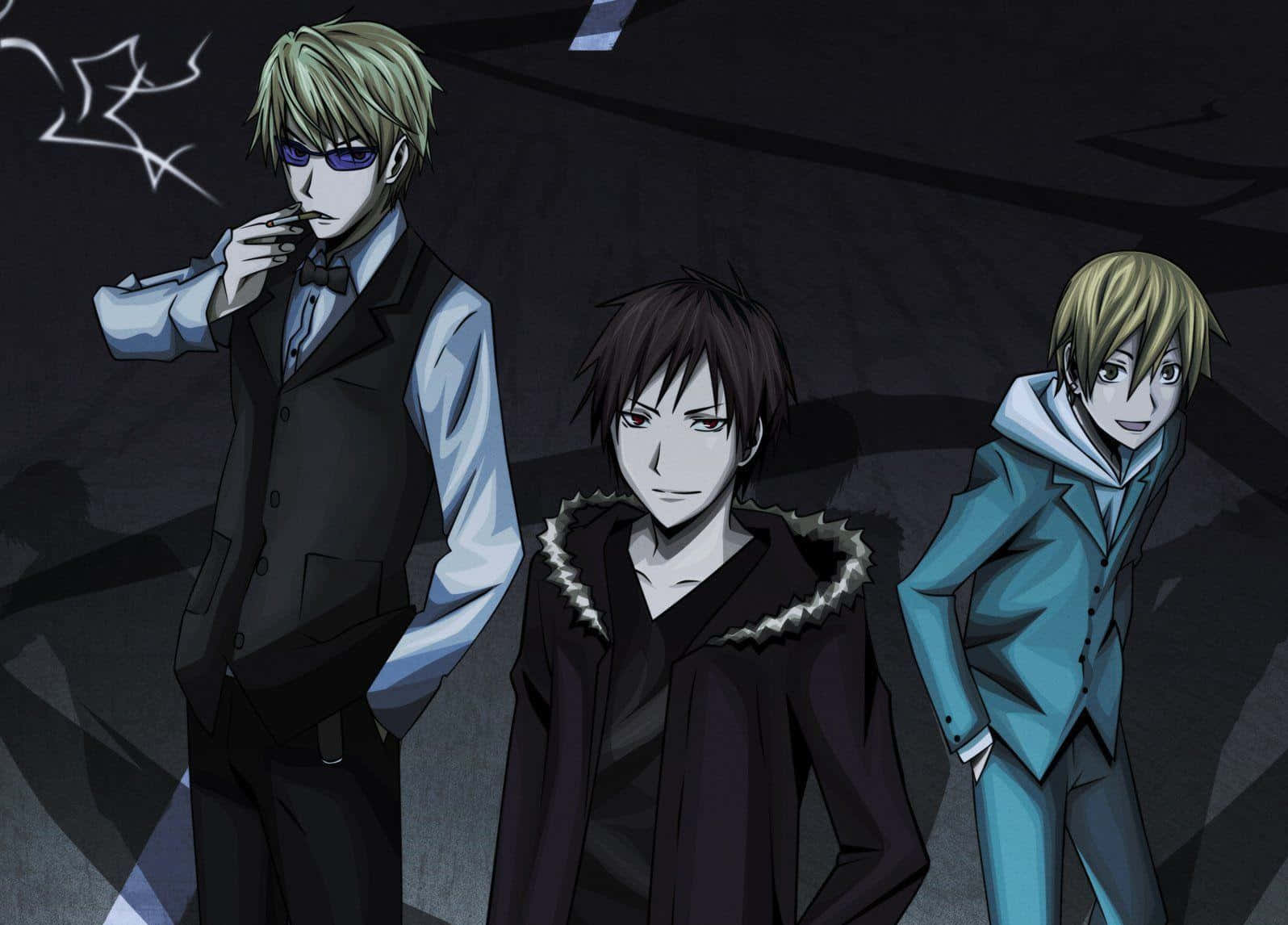 Kasuka Heiwajima, dark urban attire, shadowy backdrop, HD Desktop Wallpaper