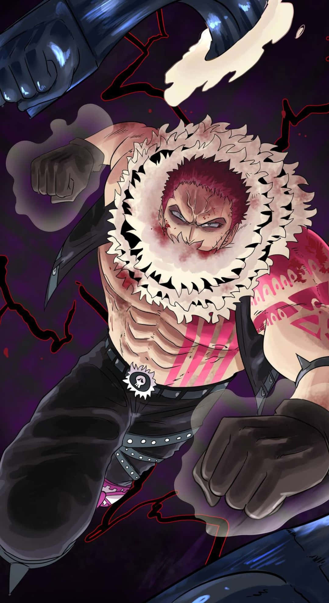 Katakuri, battle mode, spiked collar, Full HD Phone Wallpaper