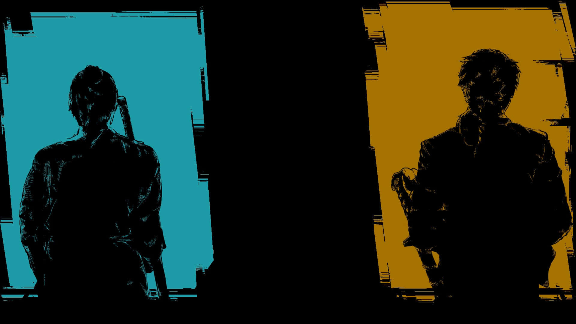 Katana Zero, blue, yellow, Full HD Desktop Wallpaper