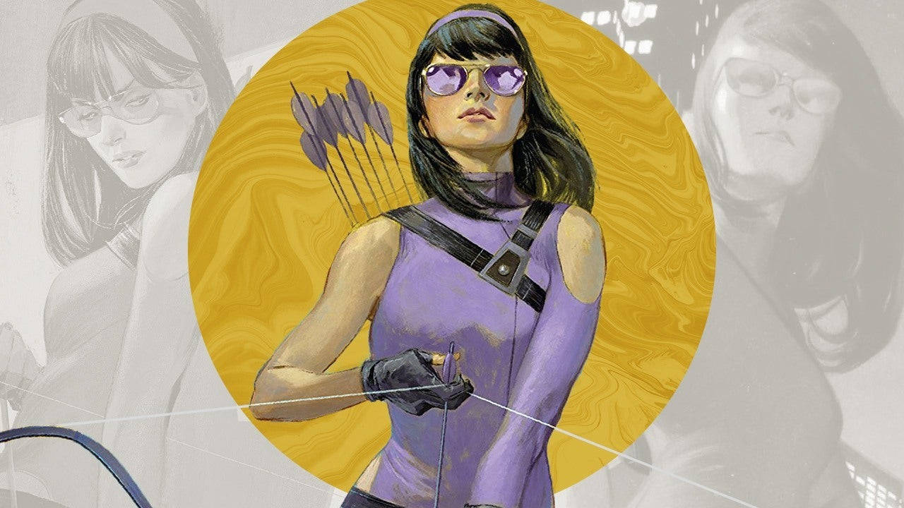 Kate Bishop, purple gear, sunglasses, HD Desktop Wallpaper