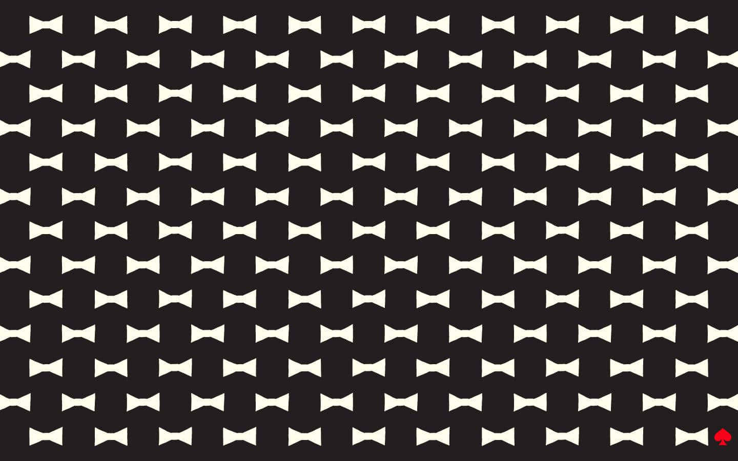 Kate Spade, Desktop, white bowtie shapes, HD Desktop Wallpaper