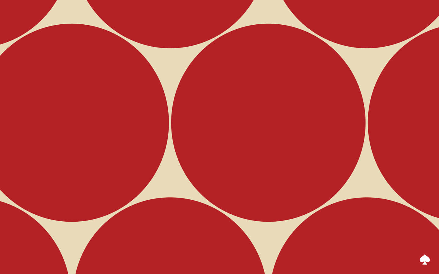 Kate Spade Desktop, bold red circles, cream background, HD Desktop Wallpaper