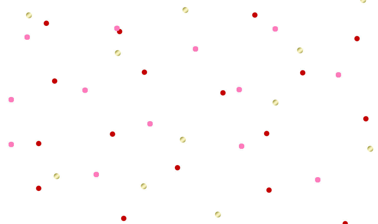 Kate Spade Desktop, red pink and gold dots, clean white background, HD Desktop Wallpaper