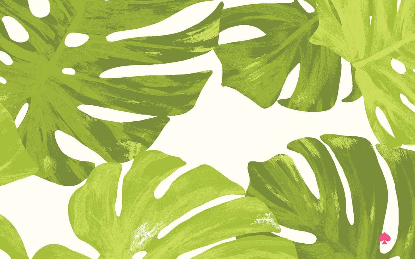 Kate Spade, watercolor leaves, monstera leaves, HD Desktop Wallpaper
