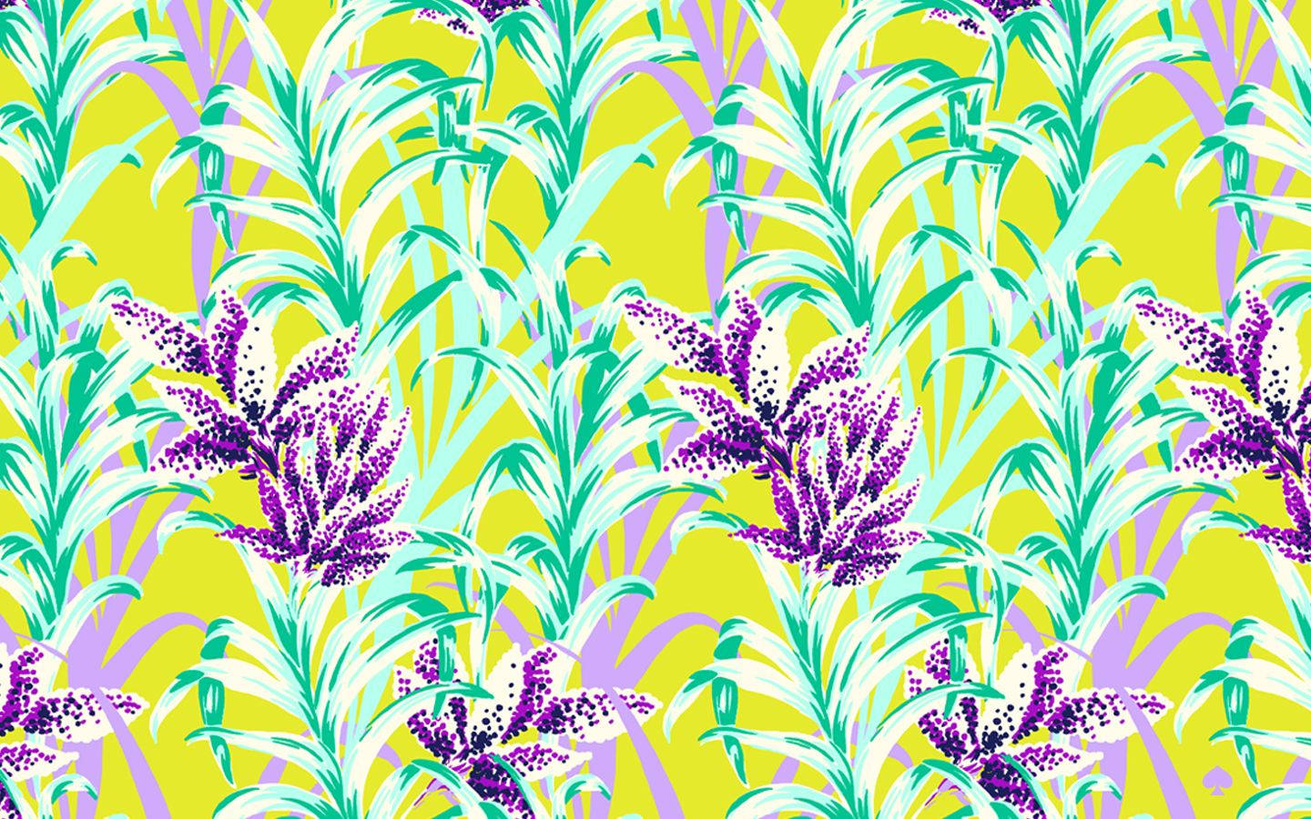 Kate Spade, tropical lilies, purple speckled blooms, HD Desktop Wallpaper