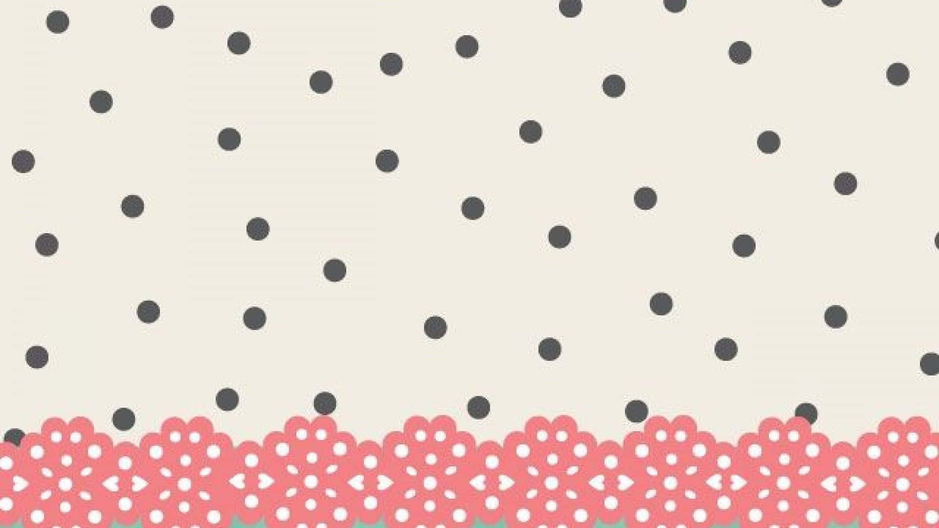 Kate Spade, flower pattern, polka dots, Full HD Desktop Wallpaper