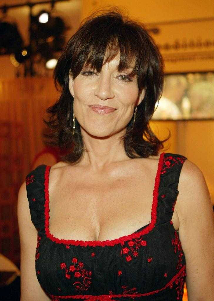 Katey Sagal, Golden Globe-nominated Actress, black dress, SD Phone Wallpaper