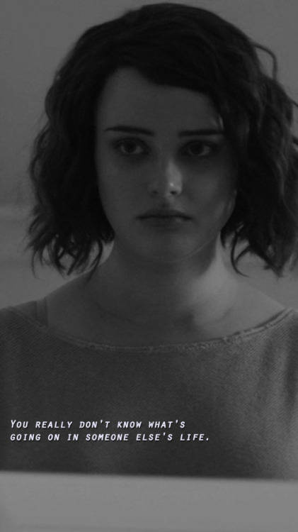 Katherine Langford, 13 Reasons Why, wavy dark hair, SD Phone Wallpaper